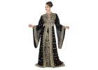 Elegant Black Kaftan – Stylish & Comfortable Muslim Dress for Women
