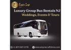 Luxury Group Bus Rentals NJ – Weddings, Events & Tours