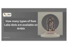 How many types of Ram Lalla idols are available on Artbiz