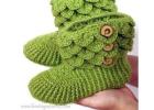 Crocodile Stitch Booties