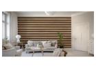 Brown Horizontal Stripes Wood Wallpaper