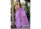 Jamdani Sarees – Elegant Handwoven Styles Online at Mirraw