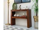 Contemporary console table with storage limited stock