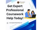 Get Expert Professional Coursework Help Today!