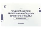Gruppenhaus Harz: Aktivitäten & Ausflugsziele direkt vor der Haustür