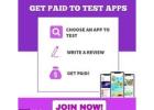 Mobile And Tablet App Testers - Hiring Now