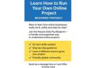 Want to learn how to create your own website and manage small online projects