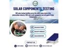 Top Solar Components Testing labs in India