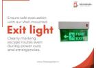 Trusted Emergency Exit Lights for Safer Buildings by Fire Supplies