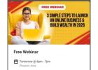 FREE WEBINAR TO ELEVATE YOUR FINANCES