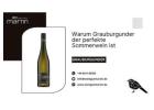 Warum Grauburgunder der perfekte Sommerwein ist