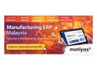 Manufacturing ERP Malaysia for Streamlined Operations