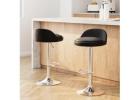 Stylish Adjustable PU Leather Bar Stools for Modern Homes