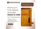 Premium Fire-Rated Wooden Doors in UAE by Firedoorsuae