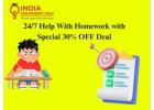 24/7 Help With Homework with Special 30% OFF Deal