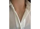 Classic 10K Real Yellow Gold Small Cross Pendant – 24mm Mini Lite, Optional Chain
