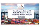 China Import Data by HS Code 28: Detailed Trade Insights & Market Analysis