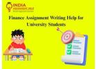 Finance Assignment Writing Help for University Students