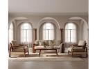 Durable Wooden Sofa Set with Natural Strength