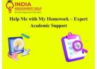 Help Me with My Homework – Expert Academic Support