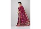 Buy Maroon Saree Online in Latest Patterns & Deals