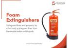 Reliable Foam Extinguisher for Fast Control of Liquid Fire Hazards