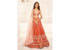 Vibrant Orange Lehenga with Huge Eid Discounts