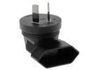 Angled Europe to Australia two prong Plug Adapter