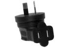 NEMA 1-15R to Australia AS3112 Angled Power Plug Adapter