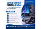 Sound System Rental in Dubai – Professional Audio Equipment