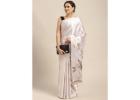 Buy Satin Sarees Online - Printed, Embroidered & Party Wear Collection