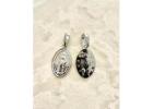 Sterling Silver Miraculous Medal Pendant – Our Lady of Graces Virgin Mary Necklace