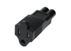 USA NEMA 5-15R to C6 Power Plug Adapter