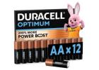 Duracell Optimum AA×12 – Piles Alcalines 1,5V