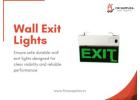 Durable Emergency Exit Light for Safe and Clear Evacuation Route
