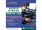 Premium Audio Visual Rental Services Across UAE – Events Made Unforgettable