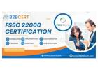 FSSC 22000 Certification Services in Houston – Elevate Your Food Safety Standards