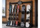 Secure Ski Snowboard Rack with Lock System | Skikey