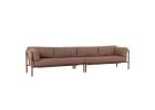 Elegant Brique Ecru 4 Seater Outdoor Lounge Sofa Design