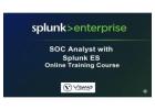 SOC Analyst with Splunk ES Online Certification Training Course