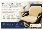 Medical Sheepskin Chair Pad for Natural Sitting Comfort | My Sheepskin Store
