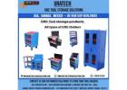Heavy-Duty CNC Tool Carts for Organized Tool Storage and Safer Handling