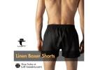 Linen Boxer Shorts for Breathable Comfort and Timeless Style