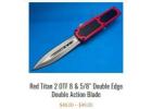 Find the extremely lightweight and compact Switchblade Knife available in two variants