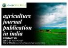 Trusted Platform for Agriculture Journal Publication in India