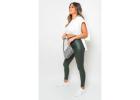 Trendy Faux Leather Leggings for Women – Stylish & Comfortable Fit