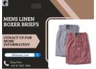 Mens Linen Boxer Briefs – Breathable, Soft & Stylish Everyday Comfort