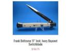 Buy handmade Frank Beltrame knives with mounted dual-finger or floating guards