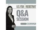 U.S. FDA Registration Questions Session