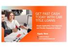 Fast Cash Car Title Loans Duncan
